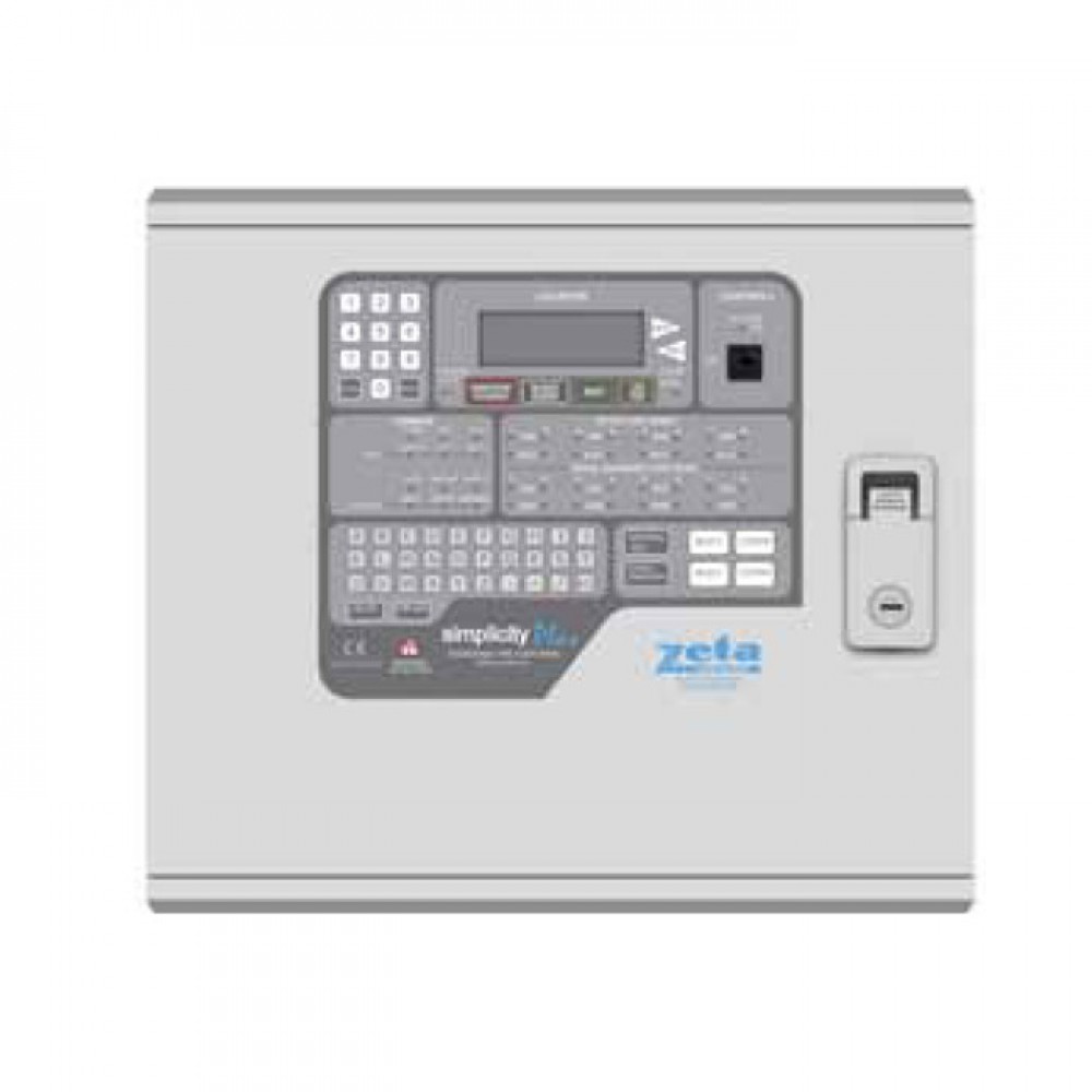 Simplicity Plus 252 (2 Loop, 252 Devices) Analogue Addressable Fire Alarm Panel (Metal Enclosure)